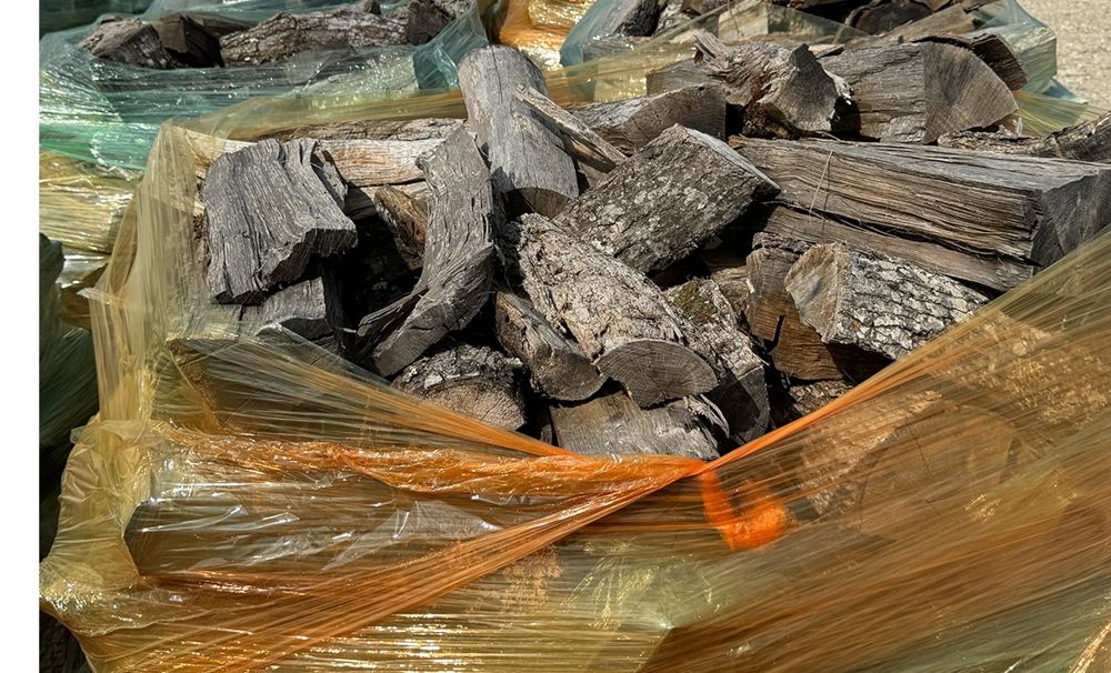 Seasoned firewood ready for pickup