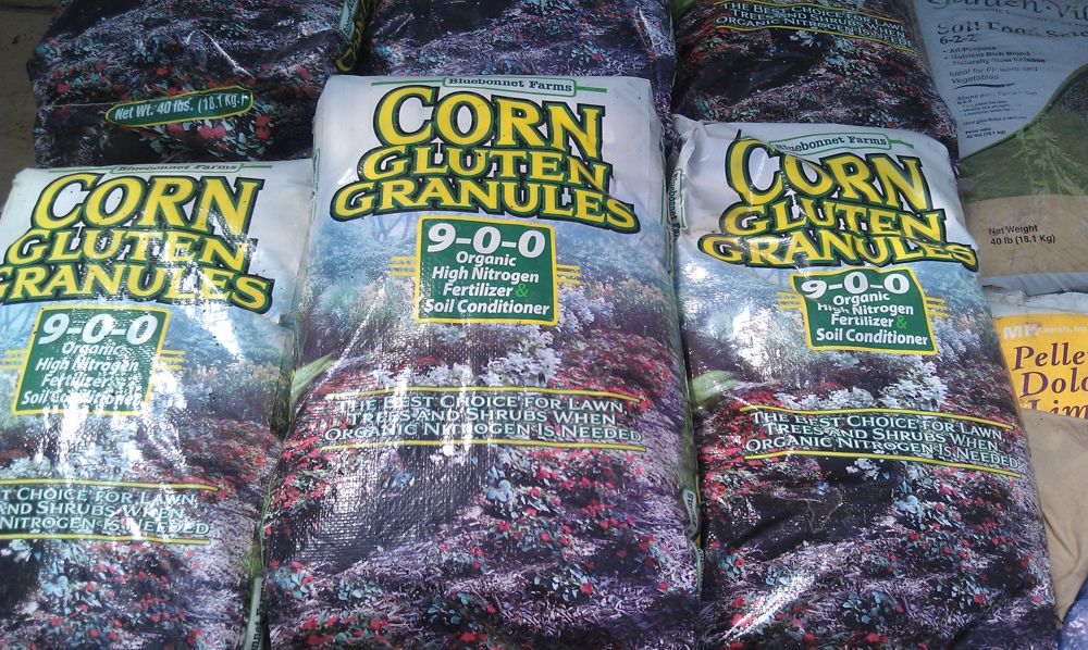 Organic corn gluten fertilizer